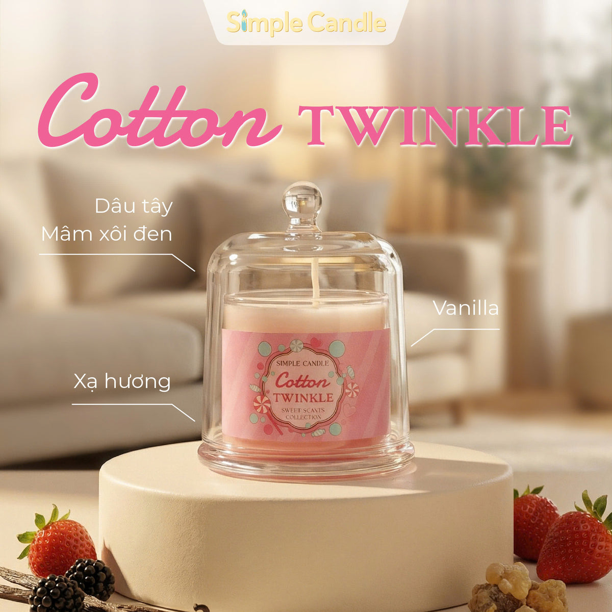 Bộ Sưu Tập Nến Thơm Sweet Scent