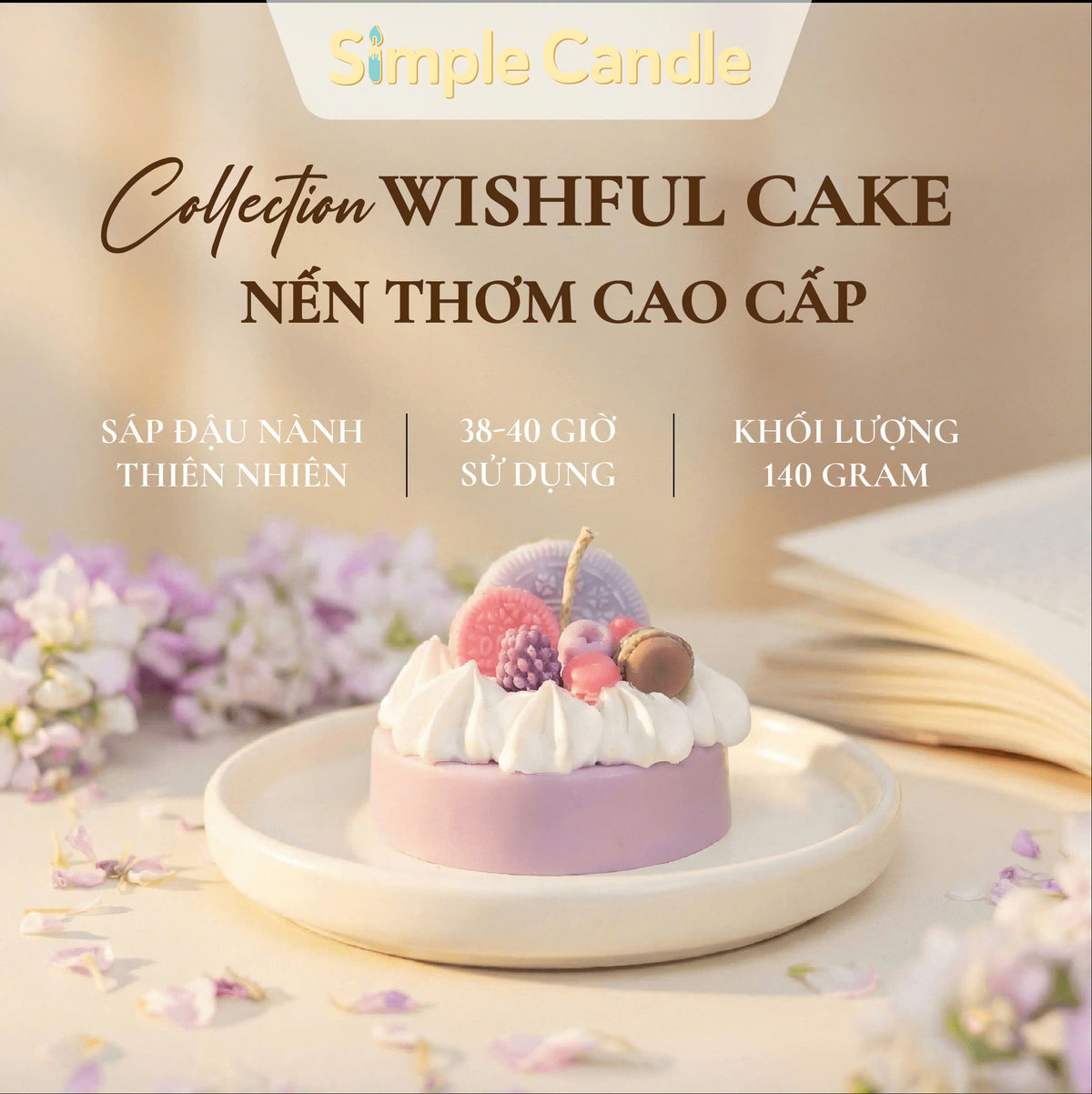 Bộ Sưu Tập Nến Thơm The Wishful Cake