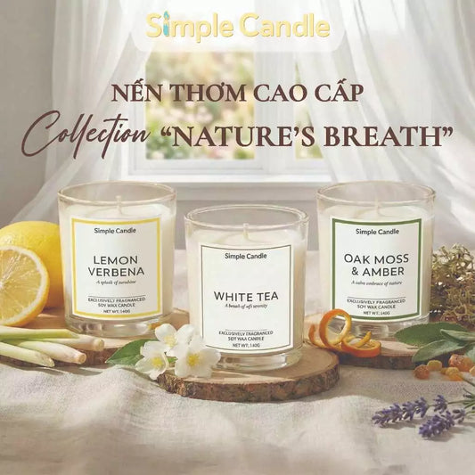Bộ Sưu Tập Nến Thơm Nature’s Breath