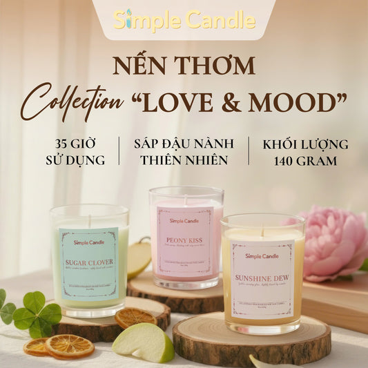 Bộ Sưu Tập Nến Thơm Love & Mood
