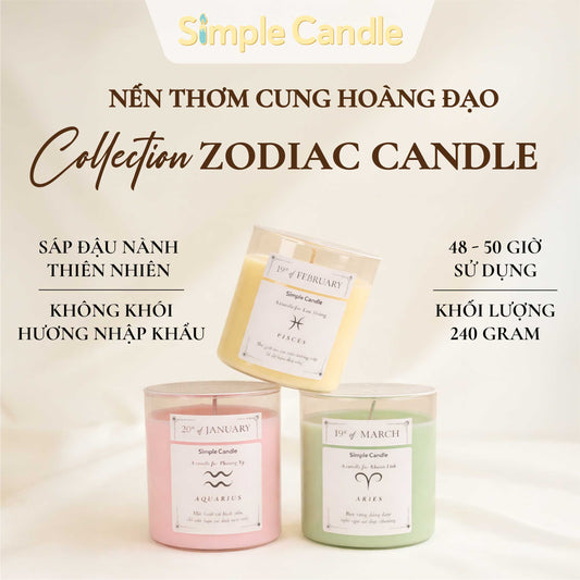 Bộ Sưu Tập Nến Thơm Cung Hoàng Đạo