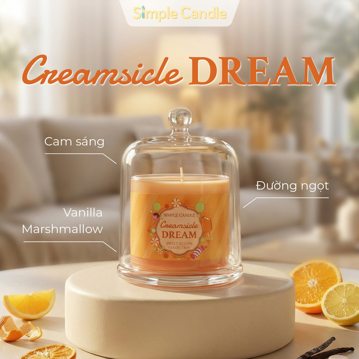Bộ Sưu Tập Nến Thơm Sweet Scent