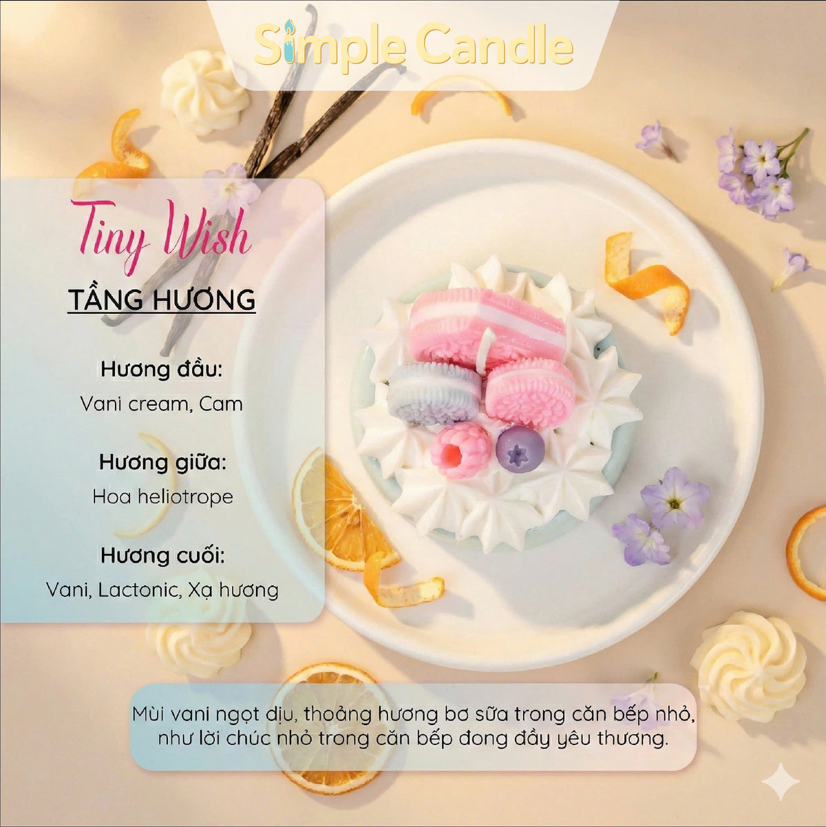 Bộ Sưu Tập Nến Thơm The Wishful Cake