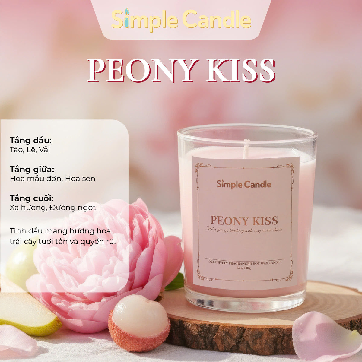 Bộ Sưu Tập Nến Thơm Love & Mood