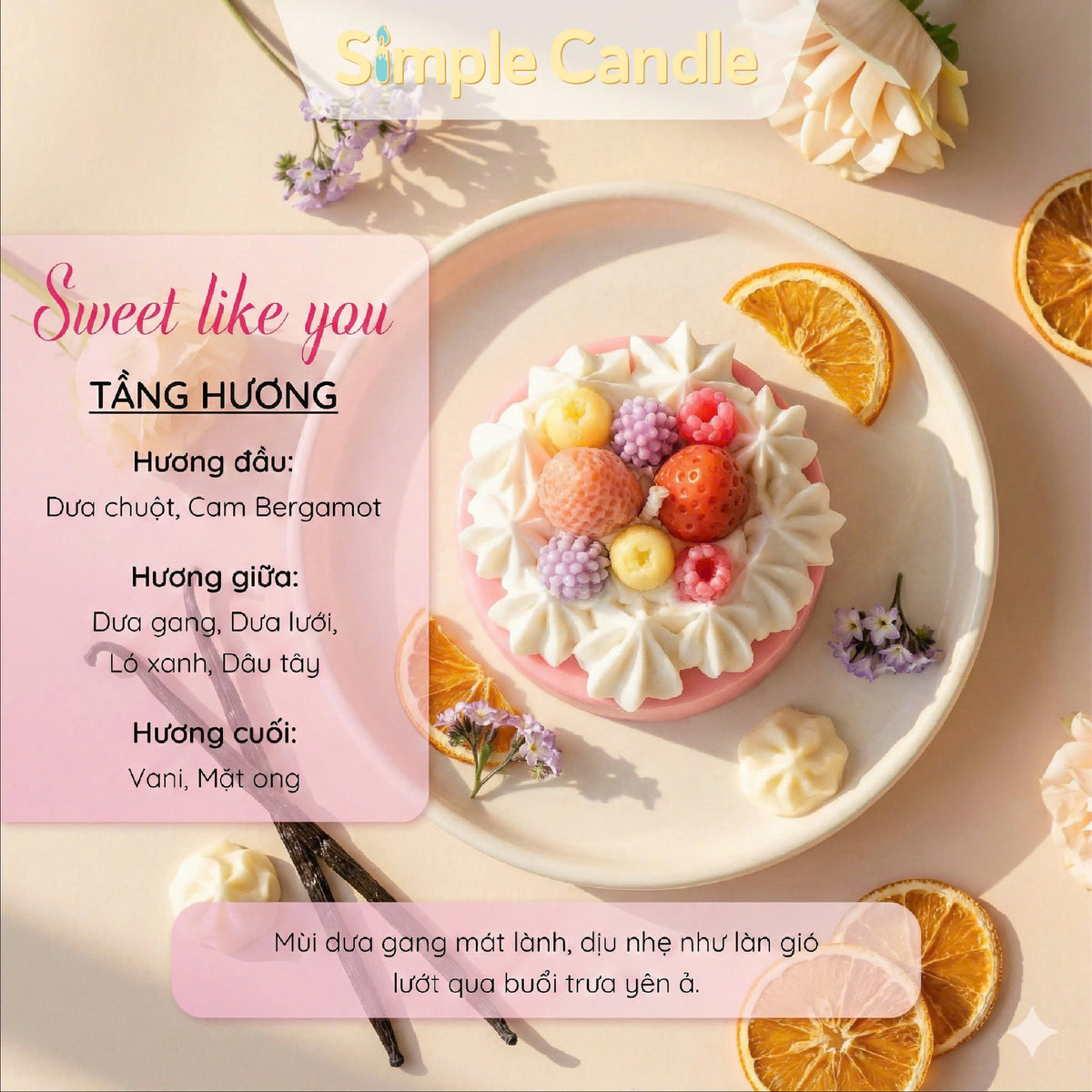 Bộ Sưu Tập Nến Thơm The Wishful Cake
