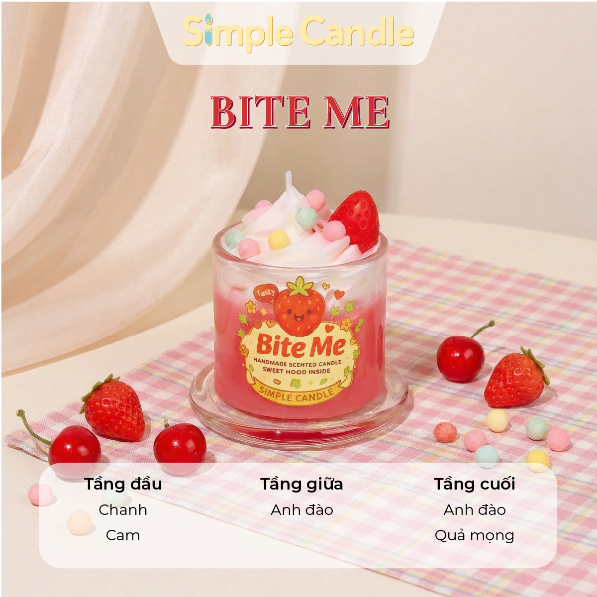 Bộ Sưu Tập Nến Thơm Topping