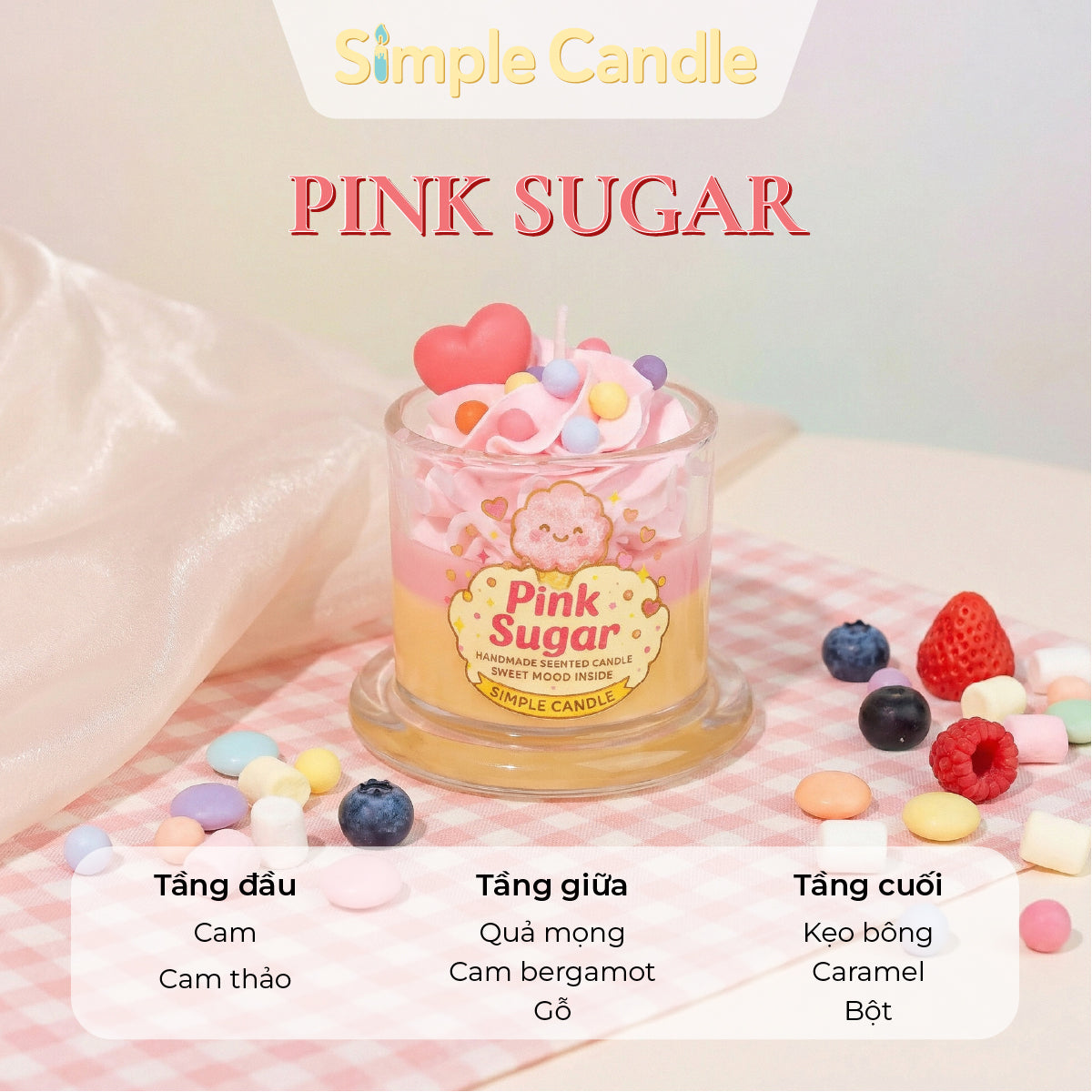 Bộ Sưu Tập Nến Thơm Topping