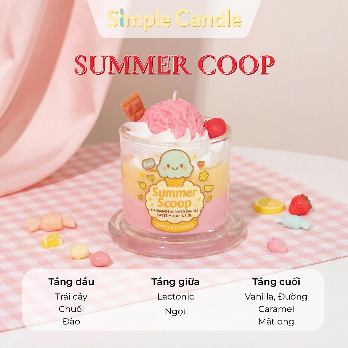 Bộ Sưu Tập Nến Thơm Topping