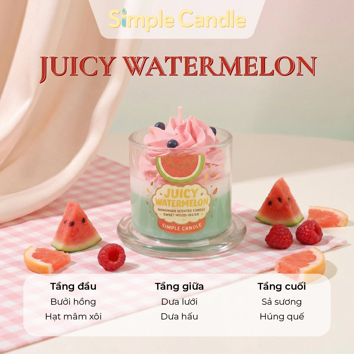 Bộ Sưu Tập Nến Thơm Topping